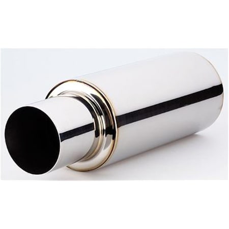 Vibrant 1059 Stainless Steel Case Exhaust Muffler - 6.25 In. V32-1059